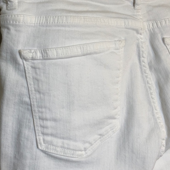 ZARA Woman White Denim Jeans - Picture 8 of 10